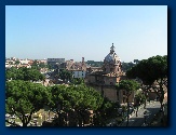 uitzicht over Rome op de Keizersfora en het Colosseum�